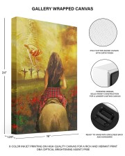 Horse riding jesus three crosses 16x24 Gallery Wrapped Canvas Prints aos-canvas-pgw-16x24-lifestyle-front-23