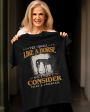 I smell like a horse Classic T-Shirt apparel-classic-tshirt-lifestyle-front-118