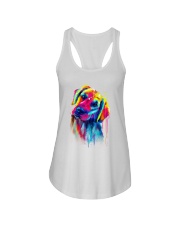 golden retriever Ladies Flowy Tank tile