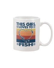 This girl love to fish Mug tile
