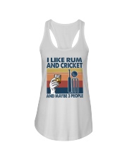 rum cricket may be 3 people Ladies Flowy Tank tile
