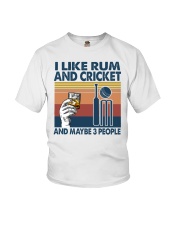 rum cricket may be 3 people Youth T-Shirt tile