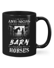 I'm not anti social I'd just rather be at my barn Mugs tile