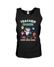 Teacher Shark Doo Doo Doo Unisex Tank tile