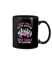 Bad girls go camping Mug tile