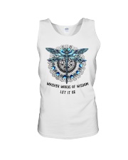 dragonfly let it be mask Unisex Tank tile
