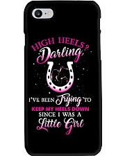 high heels darling I've been trying to keep my heels down Phone Case tile