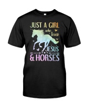 Jesus And Horses Premium Fit Mens Tee tile