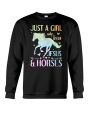 Jesus And Horses Crewneck Sweatshirt tile