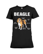 Beagle dog Premium Fit Ladies Tee tile