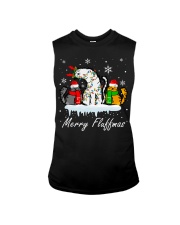 merry fluffmas cat Sleeveless Tee tile