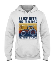 Tractors Beer 3 People Hooded Sweatshirt tile