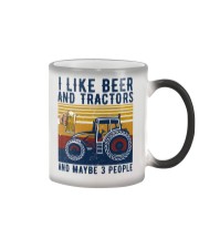 Tractors Beer 3 People Color Changing Mug tile