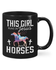 This girl rungs on Jesus and horses Mugs tile