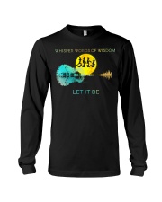 hippie let it be2 mask Long Sleeve Tee tile