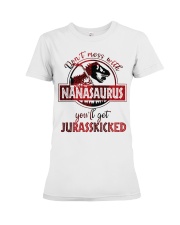 Hockey nanasaurus Premium Fit Ladies Tee tile