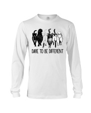 Dare to be different cat Long Sleeve Tee tile