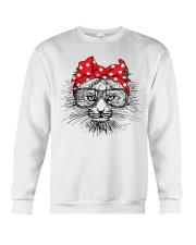 Cat Face Crewneck Sweatshirt tile