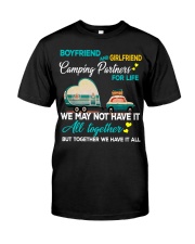 boyfriend girlfriend camping partner for life Classic T-Shirt tile