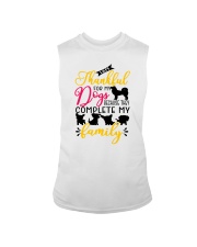 Dogs complete my family Sleeveless Tee tile