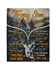 Deer hunting - To my son 1 Quilt tile