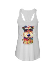 Schnauzer Ladies Flowy Tank tile