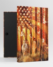 Horses and Jesus in the forest American Forest Pigeons Retro Vintage 16x24 Gallery Wrapped Canvas Prints aos-canvas-pgw-16x24-ghosted-front-03