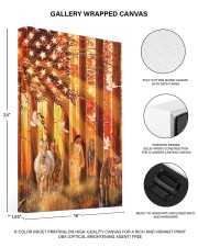 Horses and Jesus in the forest American Forest Pigeons Retro Vintage 16x24 Gallery Wrapped Canvas Prints aos-canvas-pgw-16x24-lifestyle-front-23
