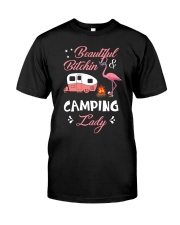 Camping lady Premium Fit Mens Tee tile