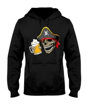 Pirate Skull Beer Hooded Sweatshirt front
