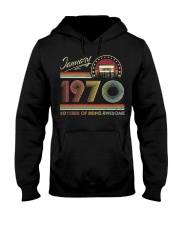 January 1970 Hooded Sweatshirt front