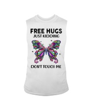 Hugs just kidding Butterfly Sleeveless Tee tile