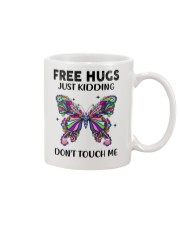 Hugs just kidding Butterfly Mug tile