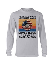 She's a good dentist Long Sleeve Tee tile