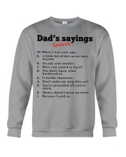 Dad's favorite sayings Crewneck Sweatshirt tile