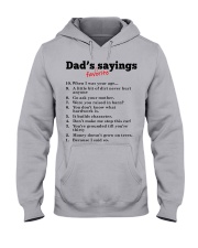 Dad's favorite sayings Hooded Sweatshirt tile