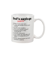 Dad's favorite sayings Mug tile