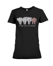 it's okay to be a little different Premium Fit Ladies Tee tile