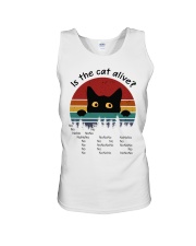 Is the cat alive Unisex Tank tile