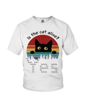 Is the cat alive Youth T-Shirt tile
