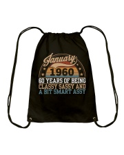 January 1960 60 years of being a bit Drawstring Bag tile