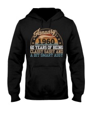 January 1960 60 years of being a bit Hooded Sweatshirt front