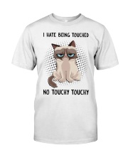 Cat I hate being touched no touchy touchy Premium Fit Mens Tee tile