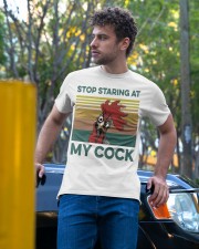 Stop staring at my cock Classic T-Shirt apparel-classic-tshirt-lifestyle-front-44