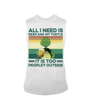 All i need is beer and my turtle Sleeveless Tee tile