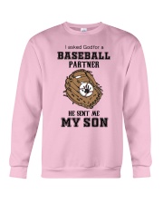 I asked God for a Baseball Crewneck Sweatshirt tile