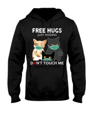 hugs just kidding-cats Hooded Sweatshirt front