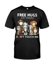 hugs just kidding-dogs Premium Fit Mens Tee tile