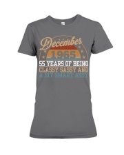 December 1965 55 years of being classy Premium Fit Ladies Tee tile