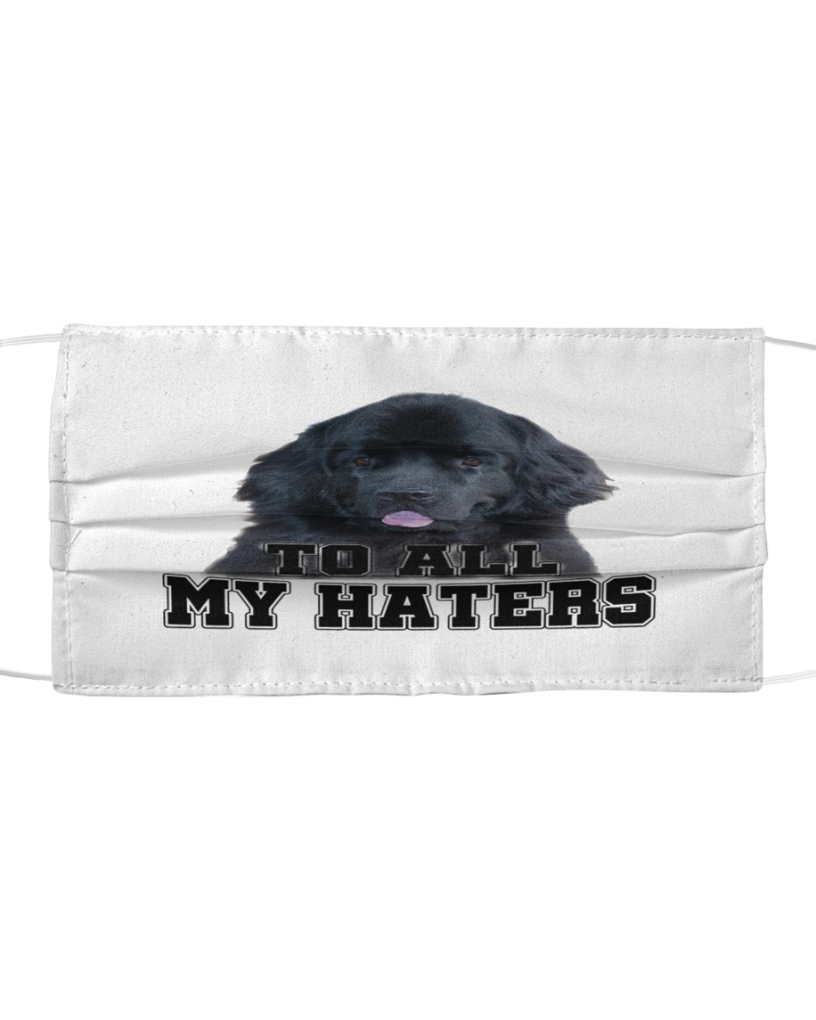 newfoundland to all my haters Cloth face mask